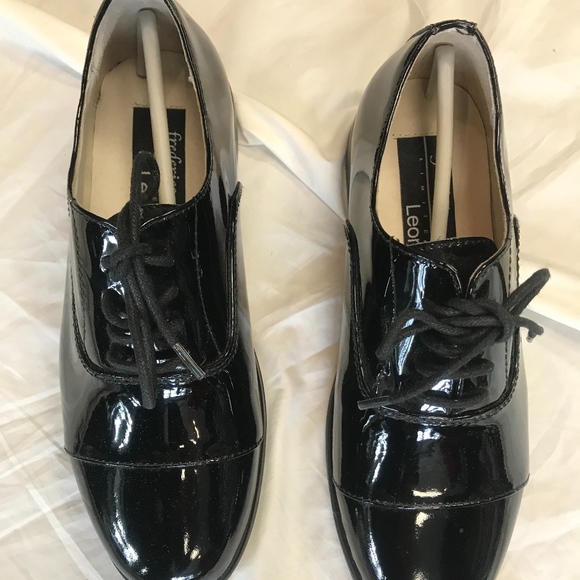Frederico Leone Patent Leather Captoe Tux Shoes 6W main image 4